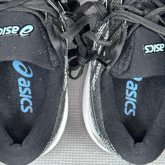 ASICS GEL-STRATUS 3 Knit Women's Sz 11 Running Gym Shoes Athleisure Black Teal - Picture 10 of 11